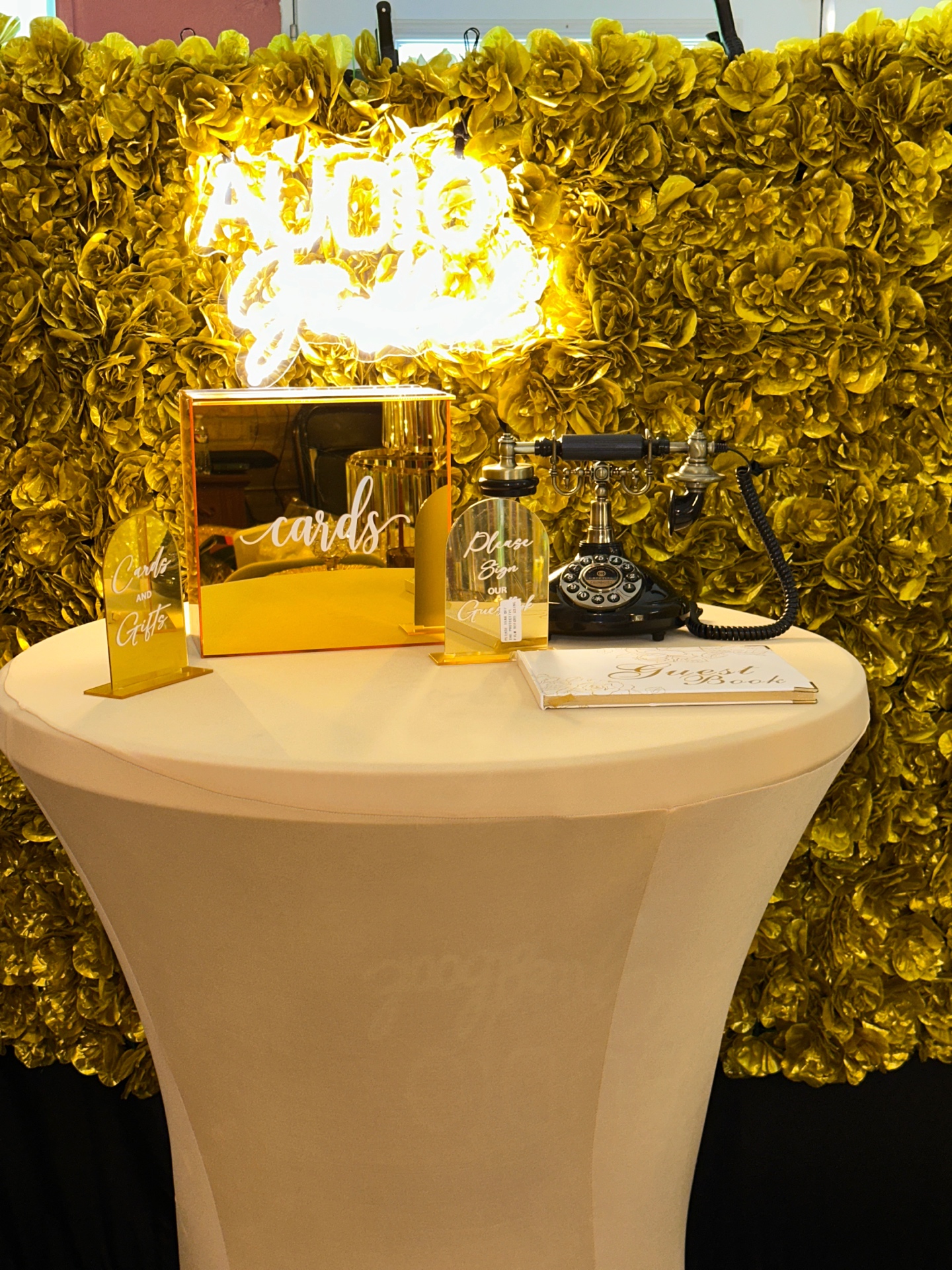 Wedding venue decor