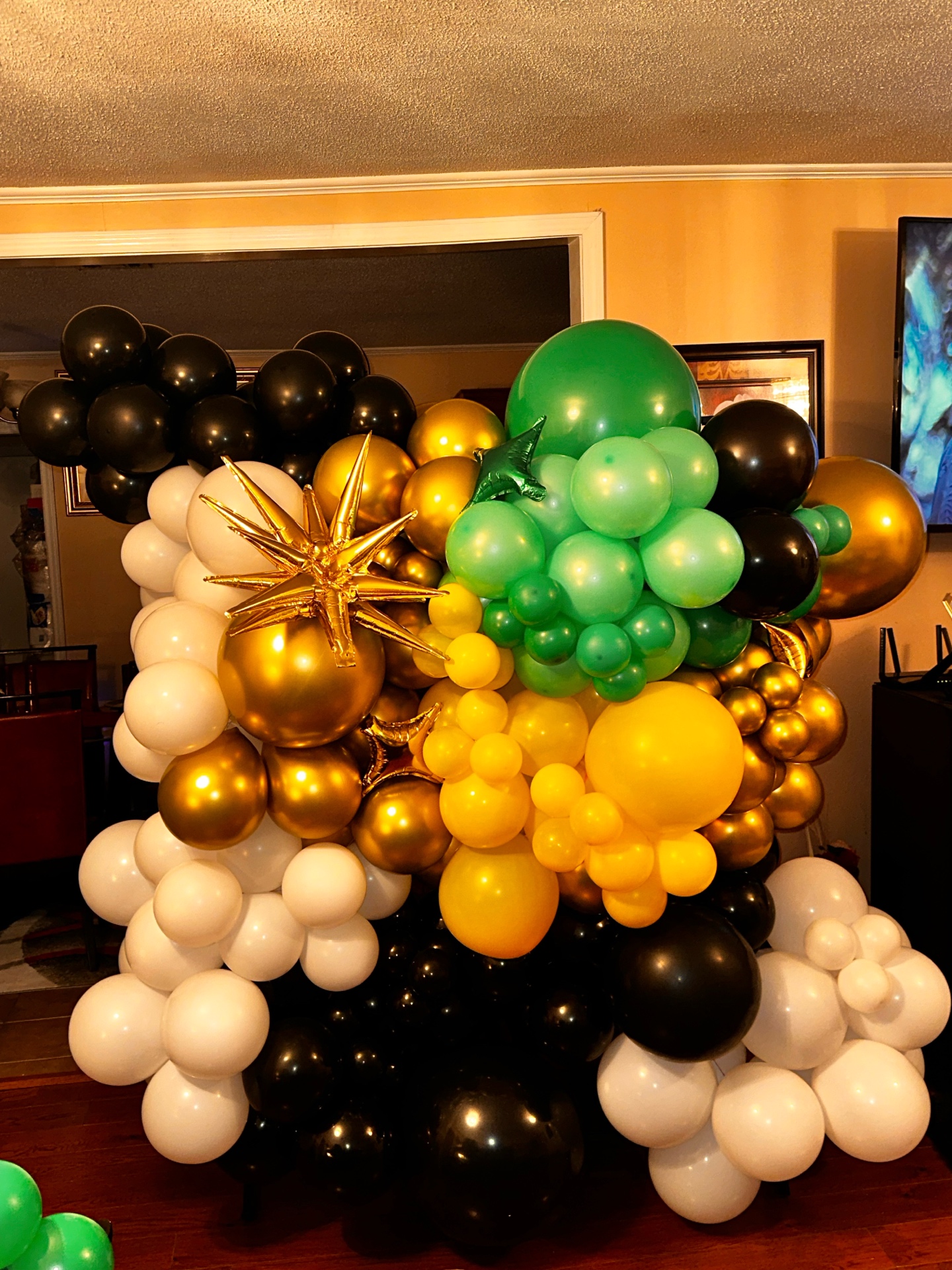 Themed birthday setup