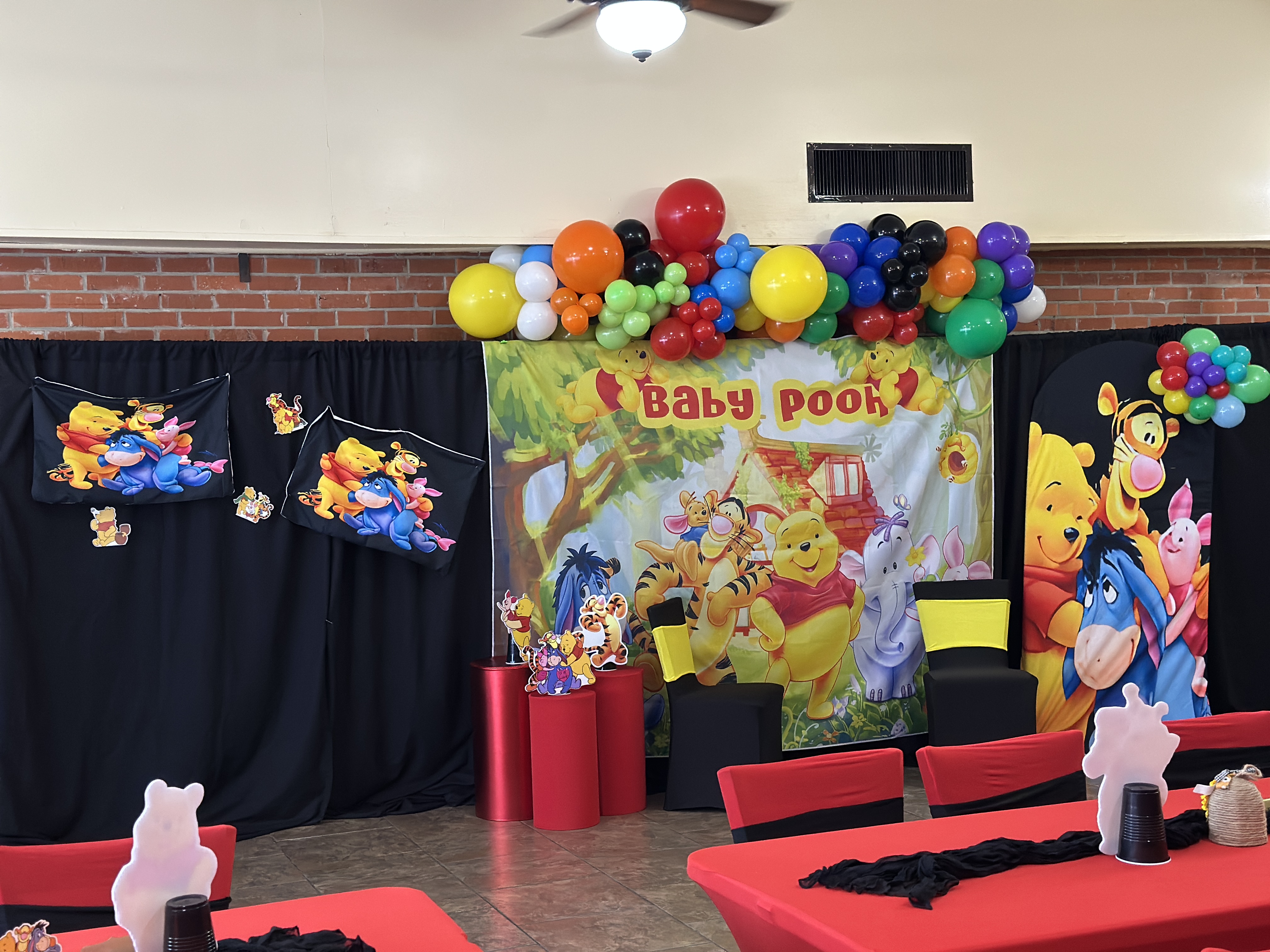 Baby Pooh themed venue