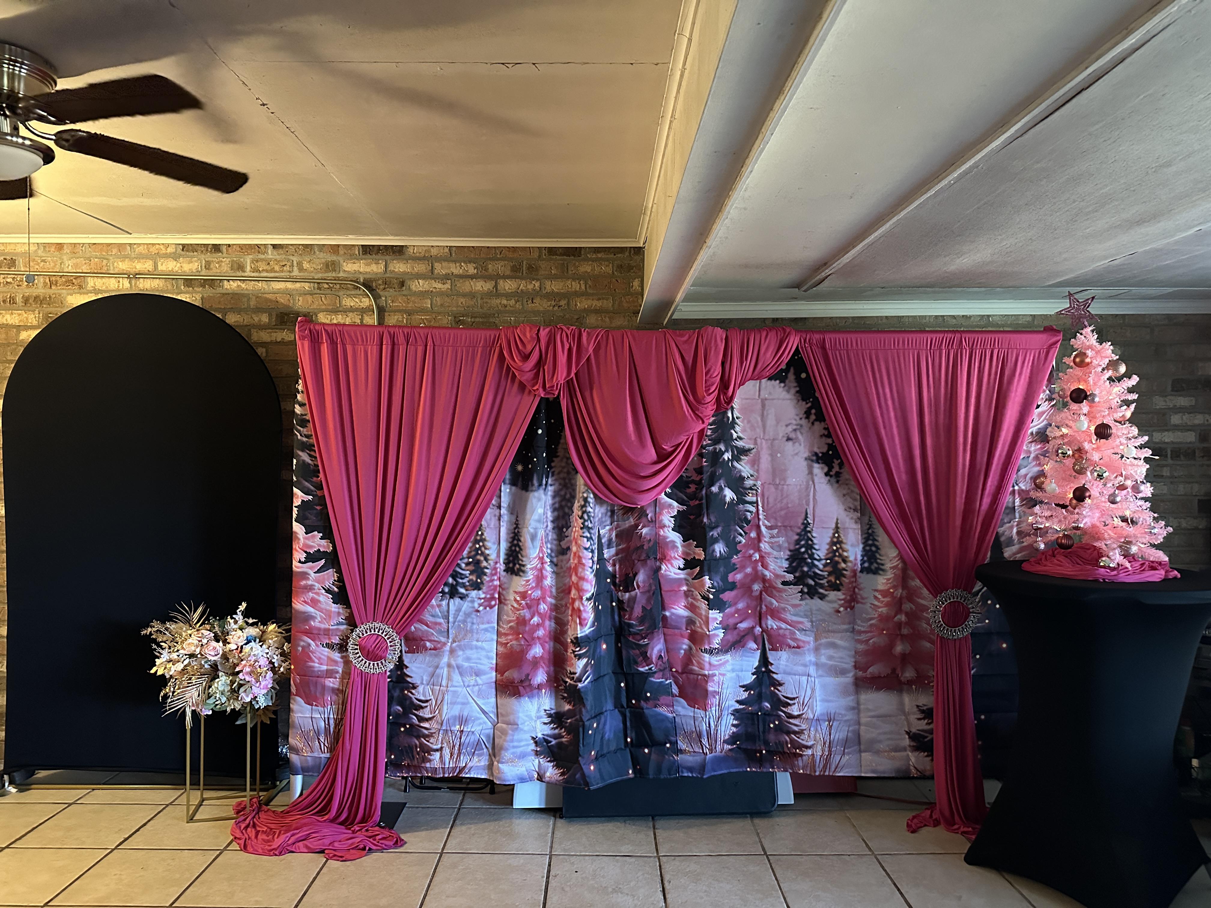 Event decor setup