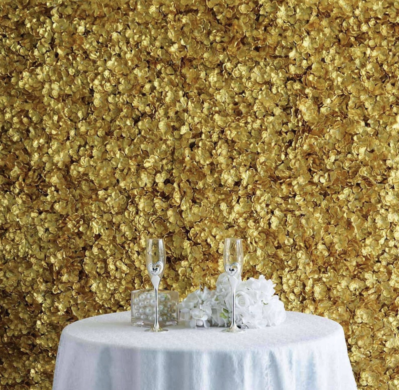 Flower wall detail