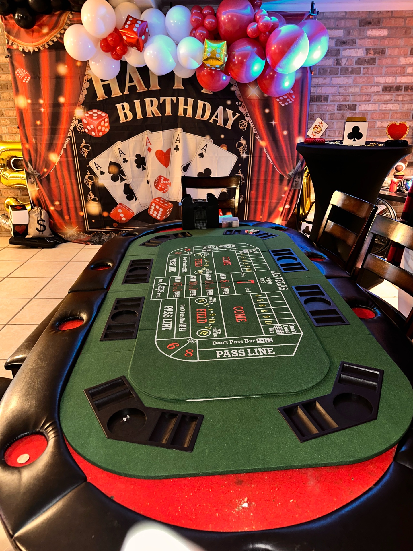 Birthday party decor